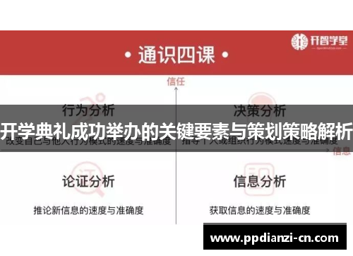 开学典礼成功举办的关键要素与策划策略解析